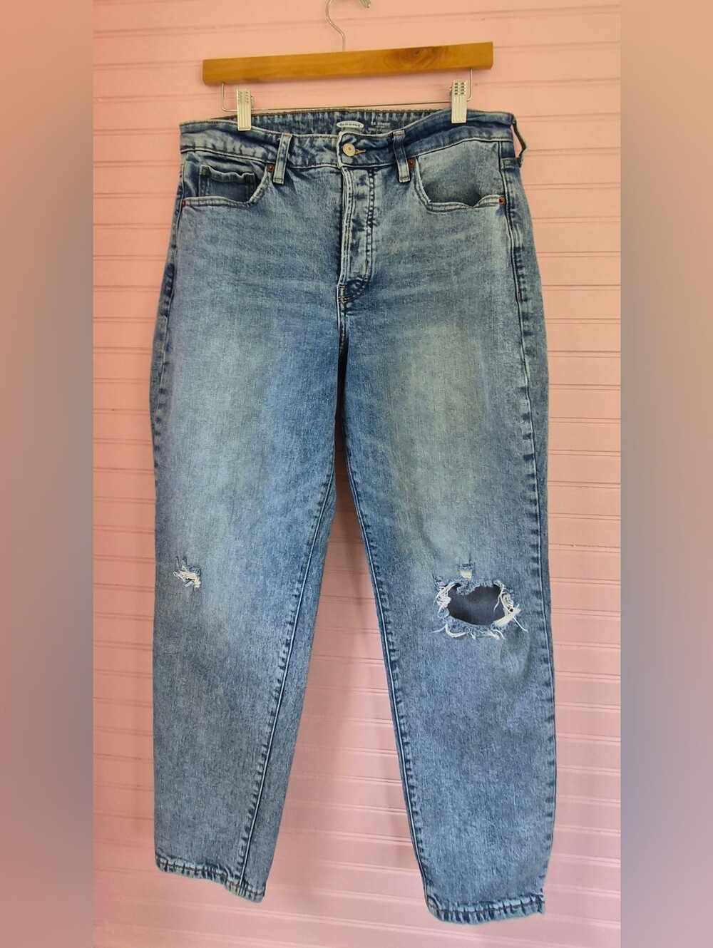 Old Navy - Women's OG Straight, High Rise, Medium Wash Jeans, Size 12